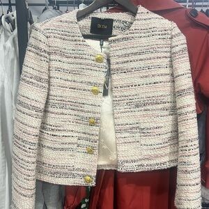 DKNY Women's Multicolor Tweed Blazer